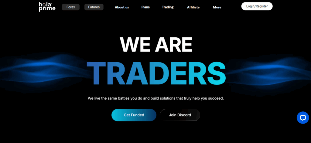 Hola Prime platform featuring 1-hour payouts and 4 million dollar funding for US based crypto prop trading.