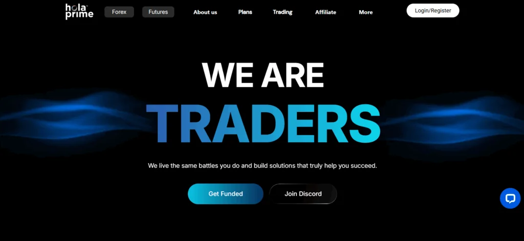 Hola Prime platform featuring 1-hour payouts and 4 million dollar funding for US based crypto prop trading.